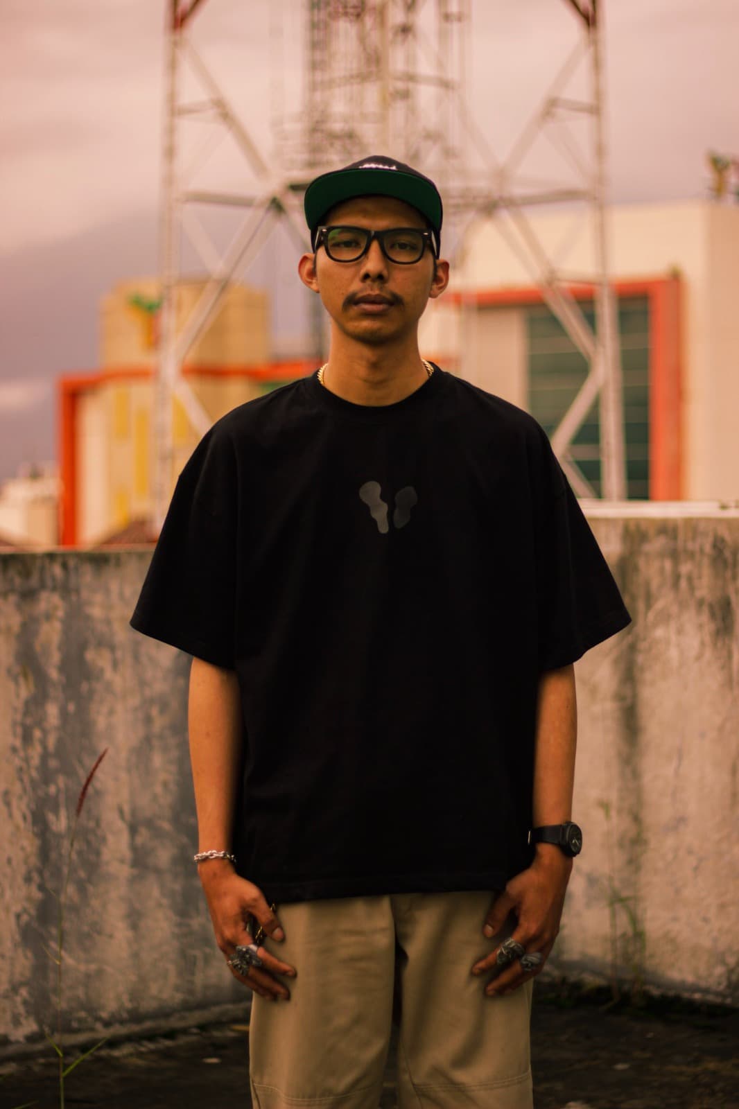 Ascent Tee — rooftop front